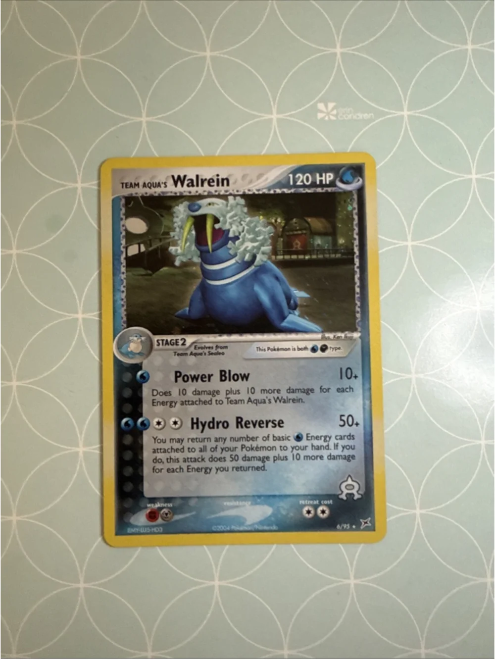 Team Aqua's Walrein 6/95 Team Magma vs Team Aqua Holo